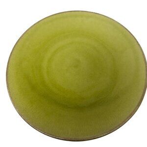 Jars France Dinner Plate Avocado Green Tourron Tilleul French Country Ref#C